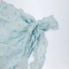 Molinas sarong med knytband i blått blommönster Molinas sarong med knytband i blått blommönster