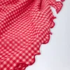 Molinas sarong med knytband i röd rutig Molinas sarong med knytband i röd rutig
