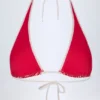 Morella halterneck-bikinitopp i röd rutig Morella halterneck-bikinitopp i röd rutig