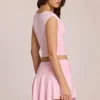 Evelique mid-rise skort i Blossom Pink Evelique mid-rise skort i Blossom Pink