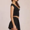 Evelique Skort med medelhög midja i svart Evelique Skort med medelhög midja i svart
