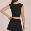 Evelique Skort med medelhög midja i svart Evelique Skort med medelhög midja i svart