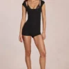 Nayara Modal Playsuit i svart Nayara Modal Playsuit i svart