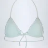 Noia Micro Triangle Bikini Toppar i blått blommönster Noia Micro Triangle Bikini Toppar i blått blommönster