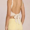 Norelle Modal Tie-Back Top i Ivory Norelle Modal Tie-Back Top i Ivory