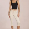 Norelle Modal Tie-Back Top i svart Norelle Modal Tie-Back Top i svart