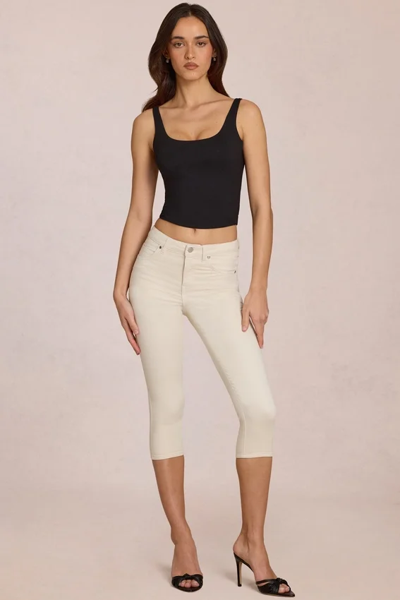 Norelle Modal Tie-Back Top i svart Norelle Modal Tie-Back Top i svart