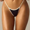 Old Money triangel-stringbikinibyxor i svart Old Money triangel-stringbikinibyxor i svart