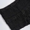 Orla Shorts med volanger och medelhög midja i svart Orla Shorts med volanger och medelhög midja i svart