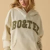 Oversized hoodie i benvit Oversized hoodie i benvit