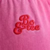 Oversized joggingbyxor i borstad jersey i hot pink Oversized joggingbyxor i borstad jersey i hot pink