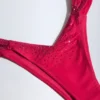 Pacifico-bikinibyxor med rynkad detalj i hallonrosa Pacifico-bikinibyxor med rynkad detalj i hallonrosa