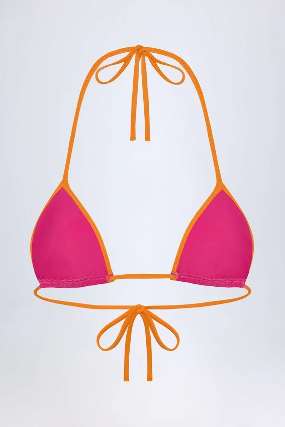 Paita triangel-bikinitopp i fuchsia Paita triangel-bikinitopp i fuchsia