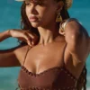 Pasyon bandeau-bikinitopp i chokladbrunt Pasyon bandeau-bikinitopp i chokladbrunt