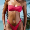 Pasyon bandeau-bikinitopp i hallonrosa Pasyon bandeau-bikinitopp i hallonrosa