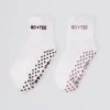 Pilates 2-pack strumpor i vitt Pilates 2-pack strumpor i vitt