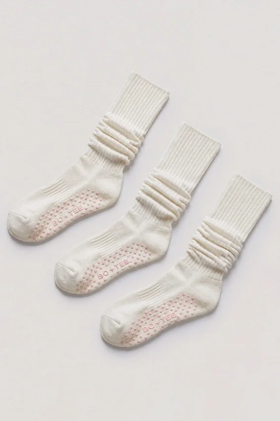 Pilates 3-pack strumpor i färgen Milk Pilates 3-pack strumpor i färgen Milk