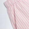 Lariana mid-rise cotton poplin shorts with pink stripes Lariana mid-rise cotton poplin shorts with pink stripes