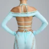 Pixie Embellished Cropped Shrug i isblått Pixie Embellished Cropped Shrug i isblått