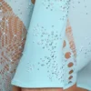 Pixie Embellished Cropped Shrug i isblått Pixie Embellished Cropped Shrug i isblått