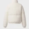 Quiltad puffjacka i corduroy i färgen Ivory Quiltad puffjacka i corduroy i färgen Ivory