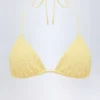 Recife Broderie Anglaise Triangel-bikinitopp i citrongult Recife Broderie Anglaise Triangel-bikinitopp i citrongult