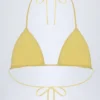 Recife Broderie Anglaise Triangel-bikinitopp i citrongult Recife Broderie Anglaise Triangel-bikinitopp i citrongult