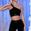 Ribbade bikershorts i svart Ribbade bikershorts i svart