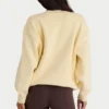Ribbstickad oversized-tröja i citrongult Ribbstickad oversized-tröja i citrongult