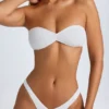 Rio bandeau-bikinitopp i vitt Rio bandeau-bikinitopp i vitt
