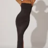 Ryatt rynkad bodycon-maxiklänning i svart Ryatt rynkad bodycon-maxiklänning i svart