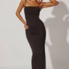 Ryatt rynkad bodycon-maxiklänning i svart Ryatt rynkad bodycon-maxiklänning i svart
