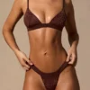 Sable Bralette-bikinitopp i espressobrun Sable Bralette-bikinitopp i espressobrun