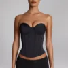 Sabrine Slinky Jersey Low-Rise Hot Pants i svart Sabrine Slinky Jersey Low-Rise Hot Pants i svart