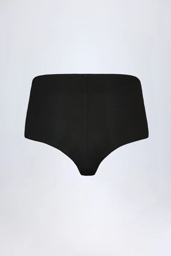 Sabrine Slinky Jersey Low-Rise Hot Pants i svart Sabrine Slinky Jersey Low-Rise Hot Pants i svart