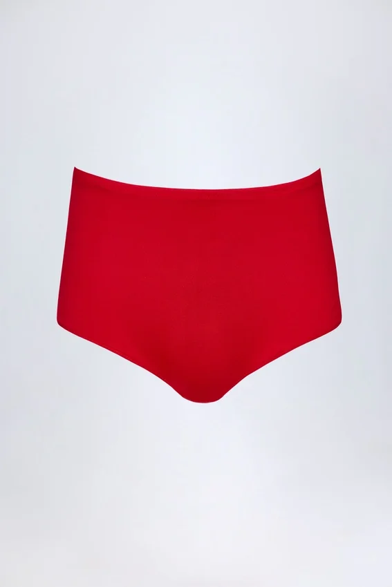 Sabrine Slinky Jersey Low-Rise Hotpants i Fire Red Sabrine Slinky Jersey Low-Rise Hotpants i Fire Red