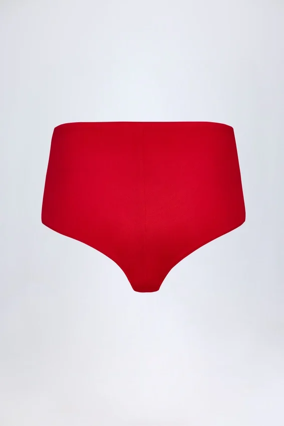 Sabrine Slinky Jersey Low-Rise Hotpants i Fire Red Sabrine Slinky Jersey Low-Rise Hotpants i Fire Red
