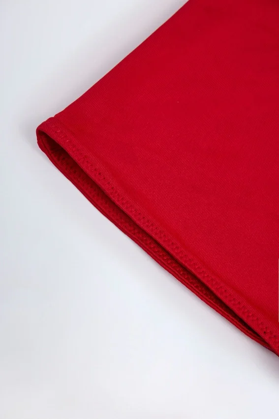 Sabrine Slinky Jersey Low-Rise Hotpants i Fire Red Sabrine Slinky Jersey Low-Rise Hotpants i Fire Red