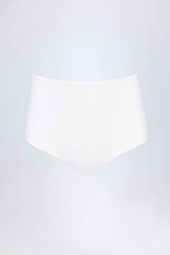 Sabrine Slinky Jersey Low-Rise Hotpants i vitt Sabrine Slinky Jersey Low-Rise Hotpants i vitt