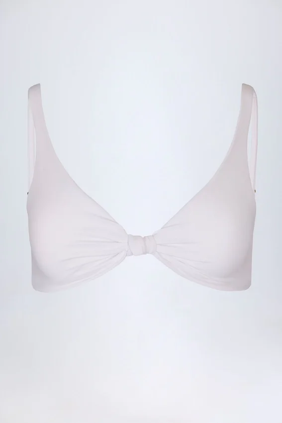 Santona bikinitopp med knutdetalj i vitt Santona bikinitopp med knutdetalj i vitt
