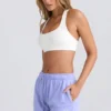 Shorts med medelhög midja i färgen Periwinkle Shorts med medelhög midja i färgen Periwinkle