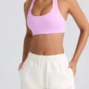 Shorts med medelhög midja i äggskalsvit Shorts med medelhög midja i äggskalsvit
