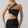 Shyla Slinky Jersey Ruched Cut Out Miniklänning i Svart Shyla Slinky Jersey Ruched Cut Out Miniklänning i Svart