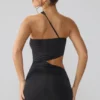 Shyla Slinky Jersey Ruched Cut Out Miniklänning i Svart Shyla Slinky Jersey Ruched Cut Out Miniklänning i Svart