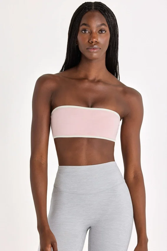 Soft Active bandeau-sport-BH i Blush Marl Soft Active bandeau-sport-BH i Blush Marl
