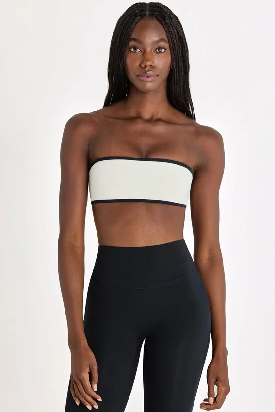Soft Active bandeau-sport-BH i Ivory Soft Active bandeau-sport-BH i Ivory