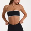 Soft Active bandeau-sport-BH i svart Soft Active bandeau-sport-BH i svart
