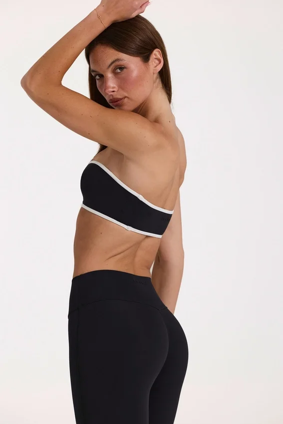 Soft Active bandeau-sport-BH i svart Soft Active bandeau-sport-BH i svart