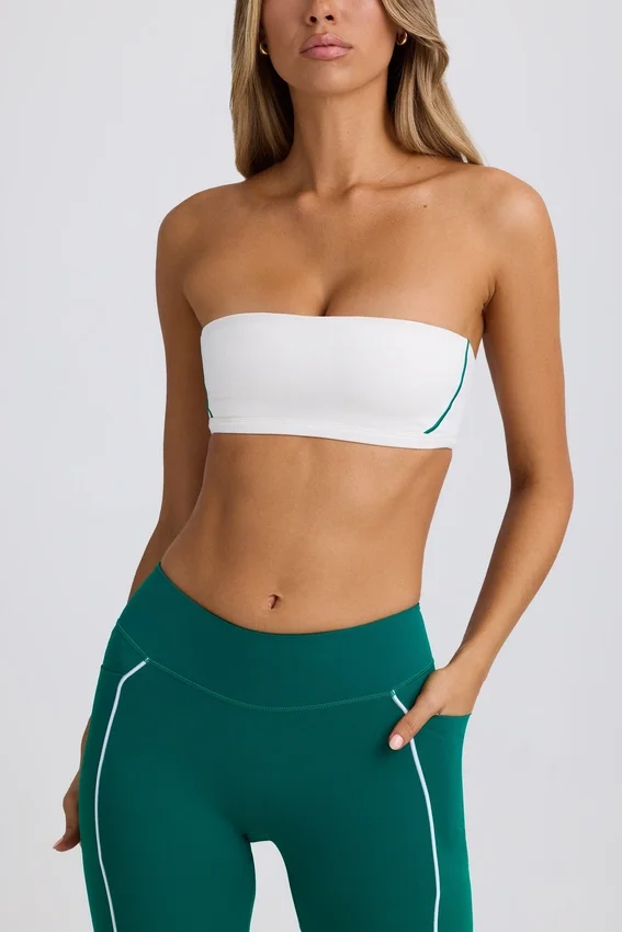 Soft Active bandeau-sport-BH i White Soft Active bandeau-sport-BH i White