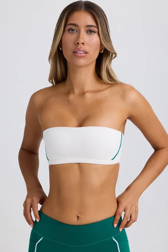 Soft Active bandeau-sport-BH i White Soft Active bandeau-sport-BH i White